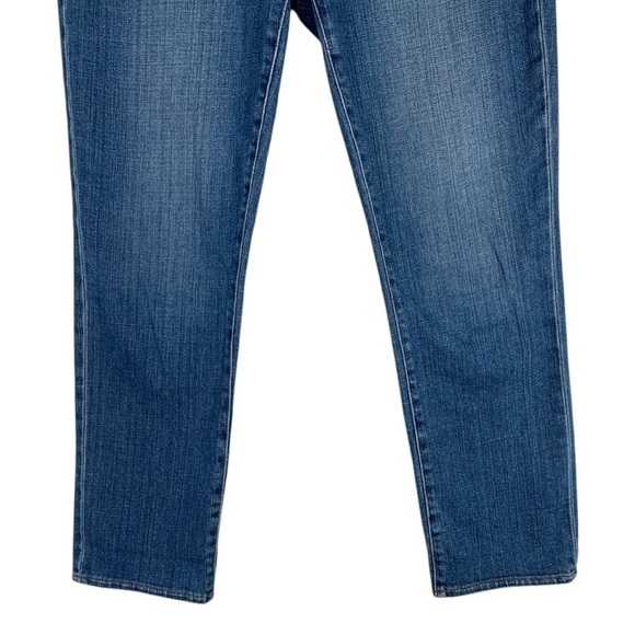 L'Agence Womens Shane Blue Mid Rise Slouchy Denim Straight Leg Jeans - Picture 5 of 9